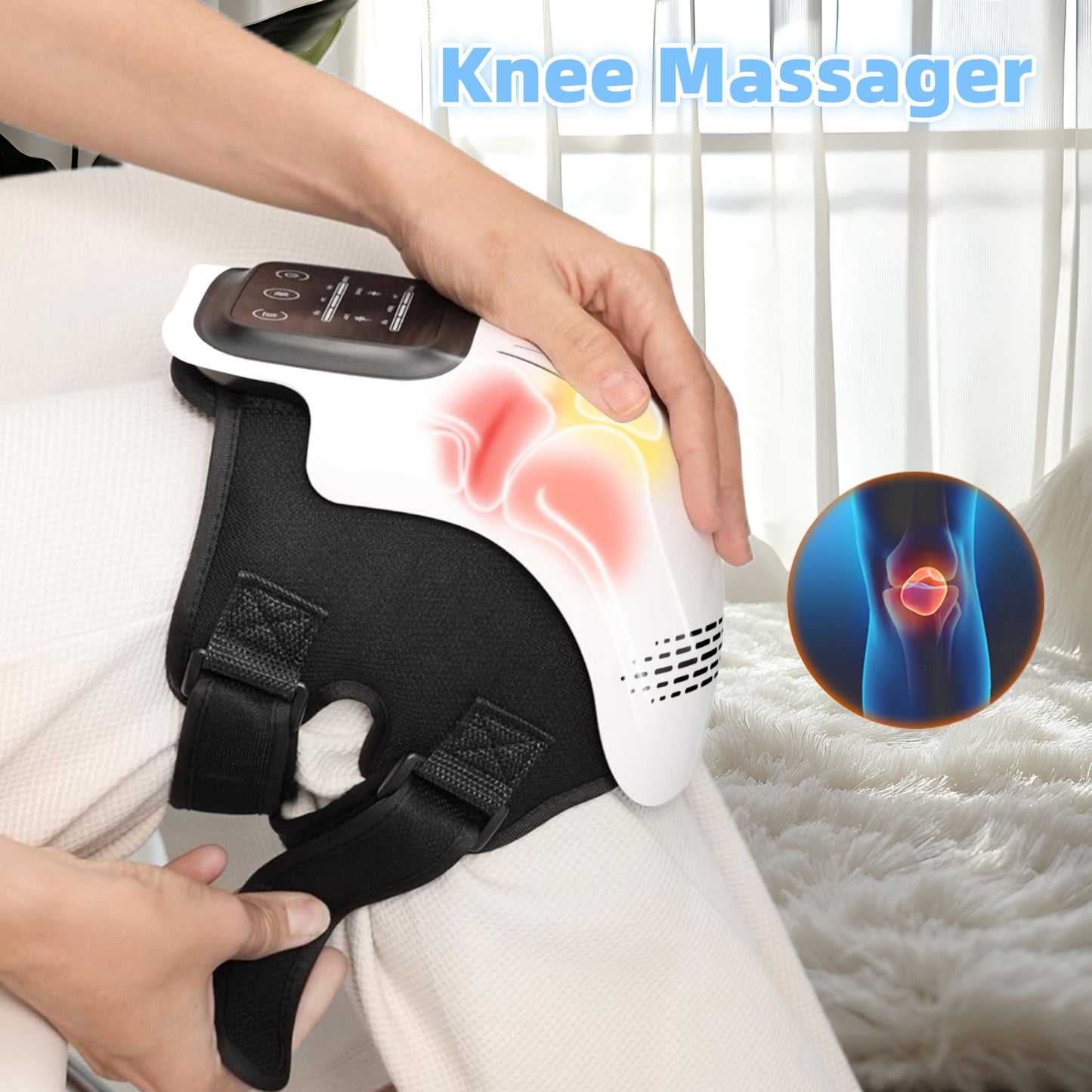 Electric Knee Massager - Massage, Heat & Infrared Therapy